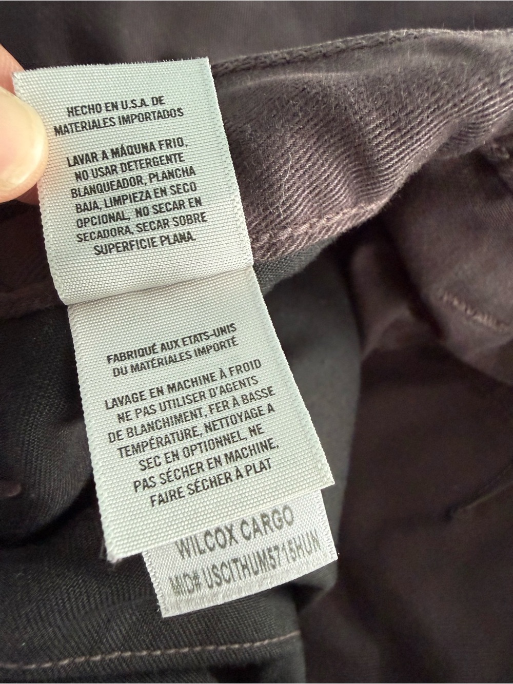 AGOLDE x RSVP Gallery Wilcox Cargo Trousers Pants Brown NEW Size 30 - Picture 6 of 8